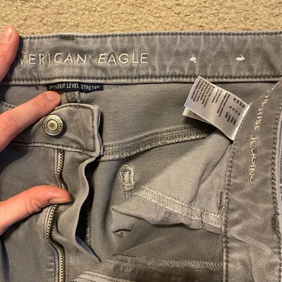 Grey American Eagle Jeans - Picture 2 of 4